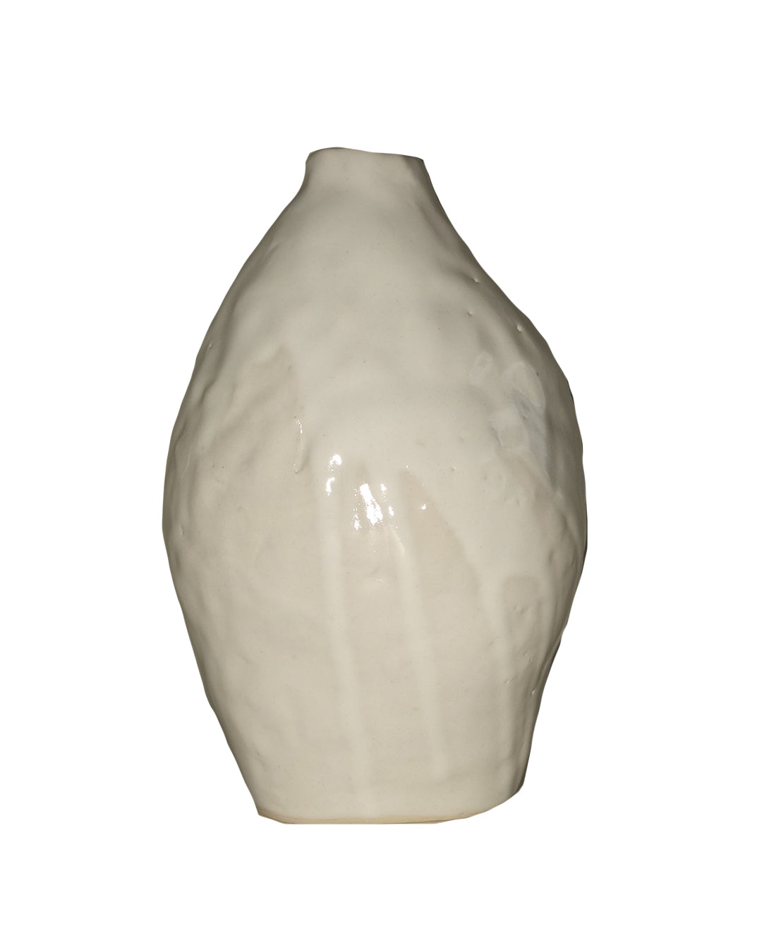 White Drip Vase