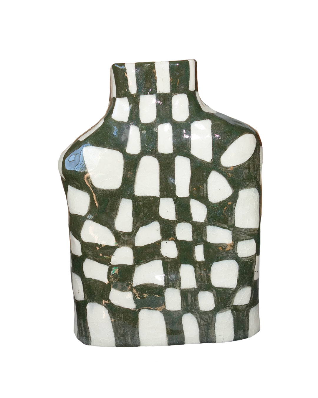 Large Checker Vase