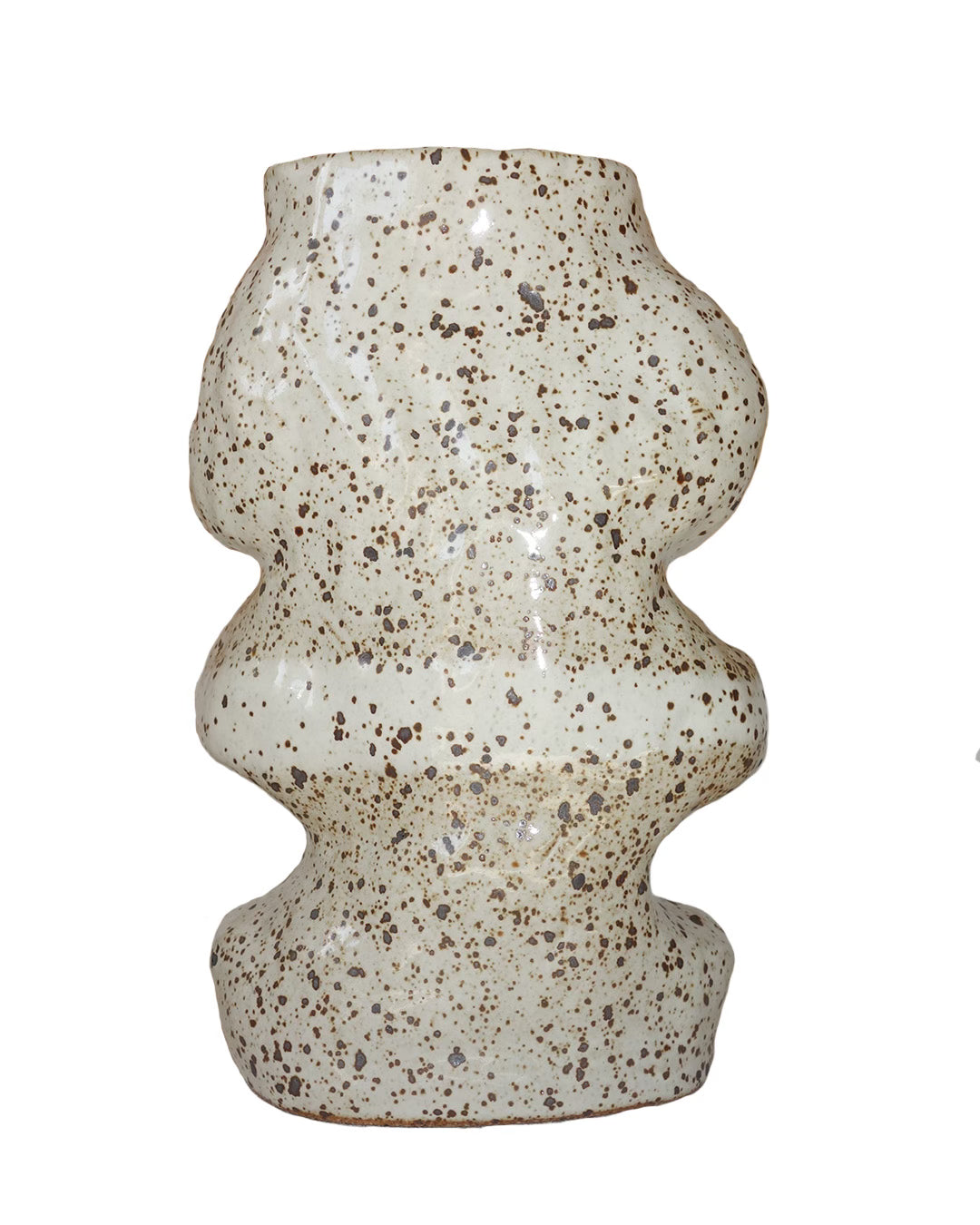 White Squiggle Vase